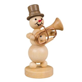 Sneeuwpop muzikant "Bas trompet