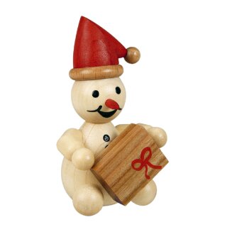 Junior sneeuwpop "met rode muts