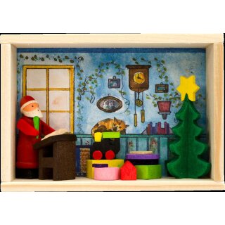 Greetings box - Santa Claus & wish list