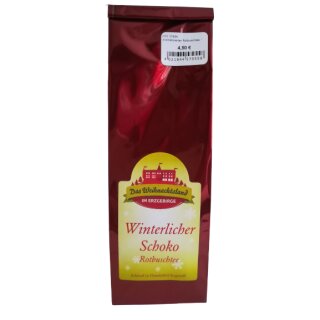Ochucený čaj Rooibos - Zimní čokoláda, 100g