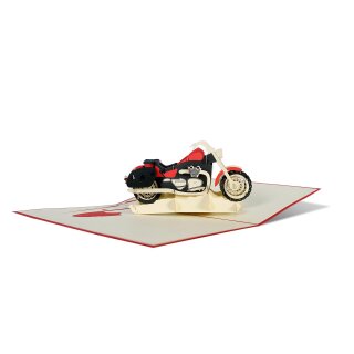 Folded card - Motorcycle