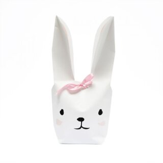 \Le sac de lapin de Pâques avec des oreilles de lapin\