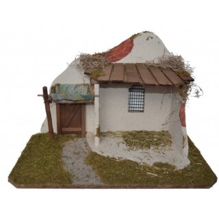 Nativity stable 45 x 25 x 30 cm for 12 cm figures
