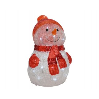 LED snowman 35,5 x 48cm