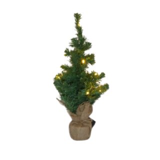Imperial mini tree, Warmweiß 10 Lichter, 45cm
