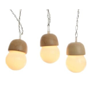 LED decoration acorn cord inside