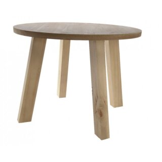 \Table en bois de sapin ronde 50 x 38cm\