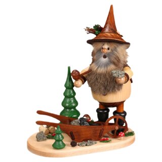 Arch gnome with ore cart