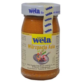 WELA - Würzpaste Asia 1/4 Glas à 260g