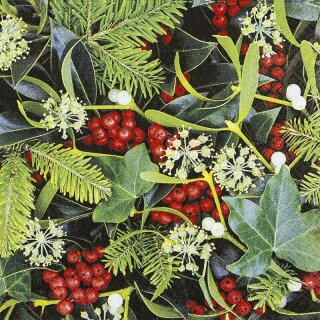 Napkin - Berries and Plants