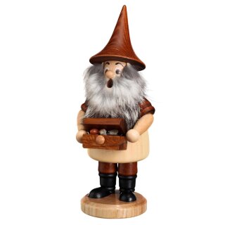 Mountain gnome with treasure chest