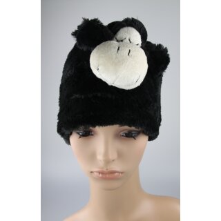 Mütze - Schaf, schwarz 52 cm