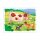 12pcs wooden picture cube with farm animals