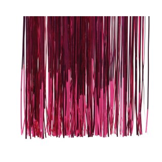 \Vinyl Lametta brillant/rose baies : Ajoutez une touche de glamour festif à votre décoration\
