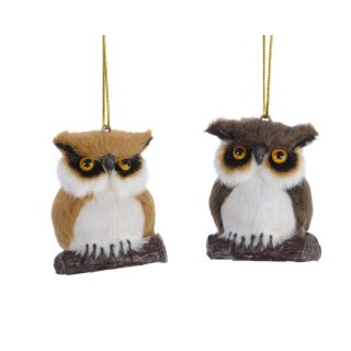 PES owl hanger, 2 assorted
