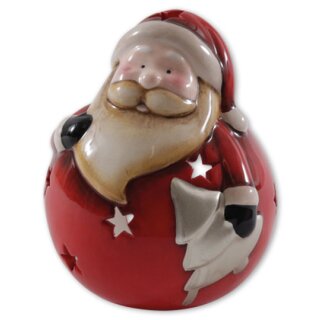 Tealight holder Santa Claus, 12 cm