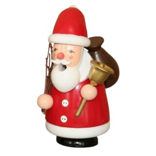 Uomo che fuma - Babbo Natale con campana