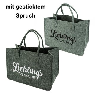 Oblíbená nákupní taška, plstěná, různá ve 2 barvách