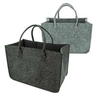 Nákupní taška, plsť, 2 různé barvy
