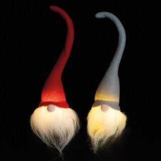 LED gnome to hang, 2 assorted price/piece