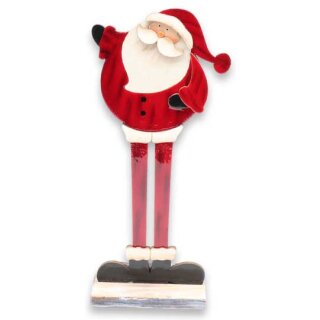 Babbo Natale in legno, 31 cm