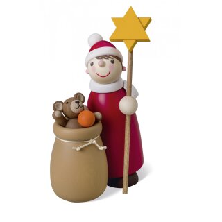 Gift child with star and sack