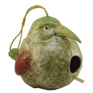 Ptačí budka - pták, keramika