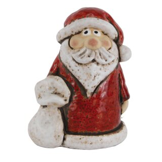 Otec Vánoc, keramika, 8,5 x 6 ,1x 11,2cm