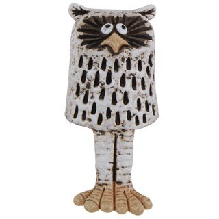 Edge seat - ceramic owl