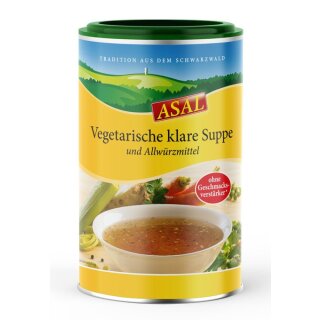 ASAL - Vegetariánská čirá polévka bez GM - 500g (=25 litrů)