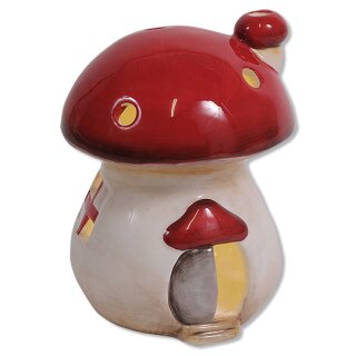 Tealight holder - Mushroom house, 11 cm