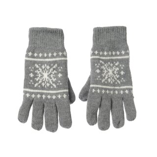 Acrylic knit gloves