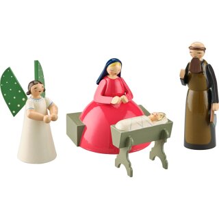 Nativity scene, small, 4 figures