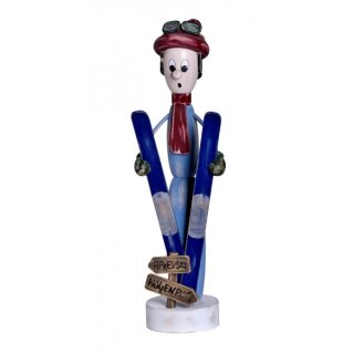 Incense figurine - skier