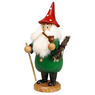 Root dwarf green, hat red