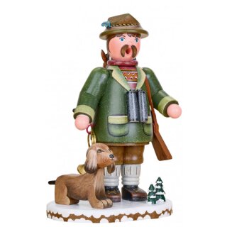 Original Hubrig Folk Art Smoking Man - Wiki Gingerbread Trader Erzgebirge