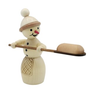 Snow woman \with gingerbread heart\ without base