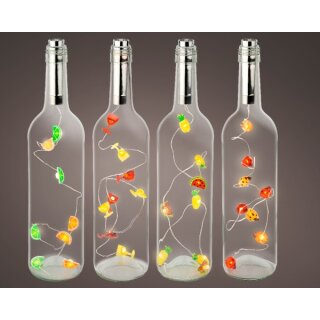 Micro LED světlo na láhev bez láhve, 4 různé barvy